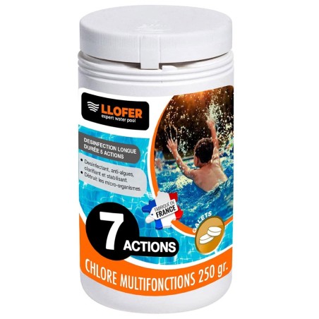 Chlore multifonction 7 actions en galets 250 g – 1 kg