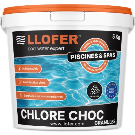 Chlore Choc en Granules – 5 kg