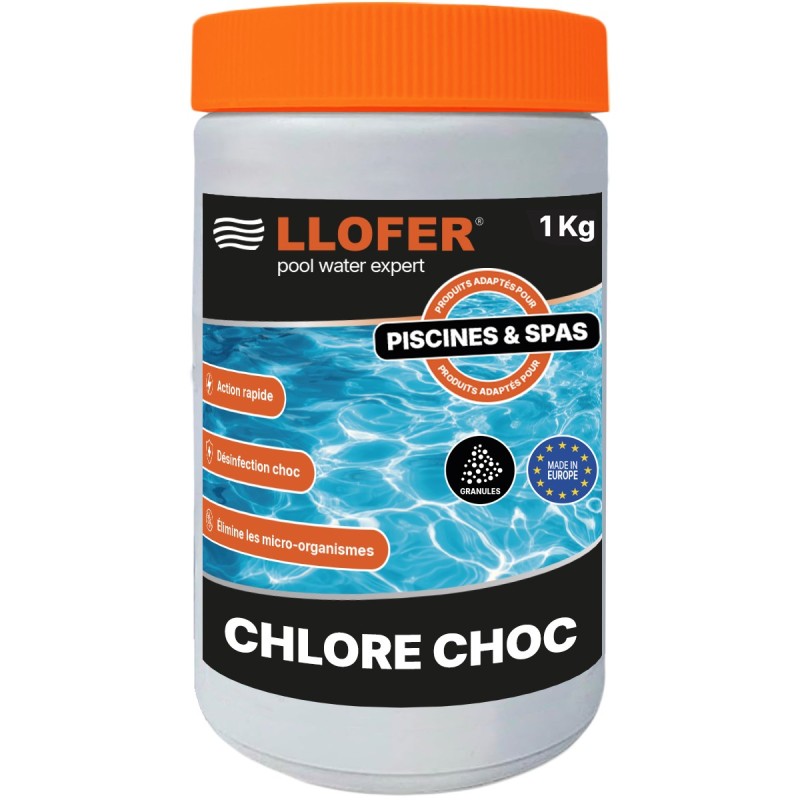Chlore choc en granules – 1 kg