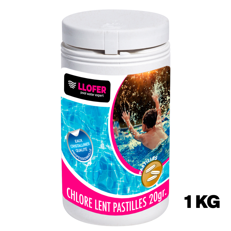 Chlore lent – Galet 250g – 1 kg | LLOFER