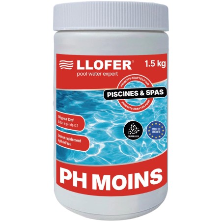 Correcteur pH Moins en poudre – 1,5 kg