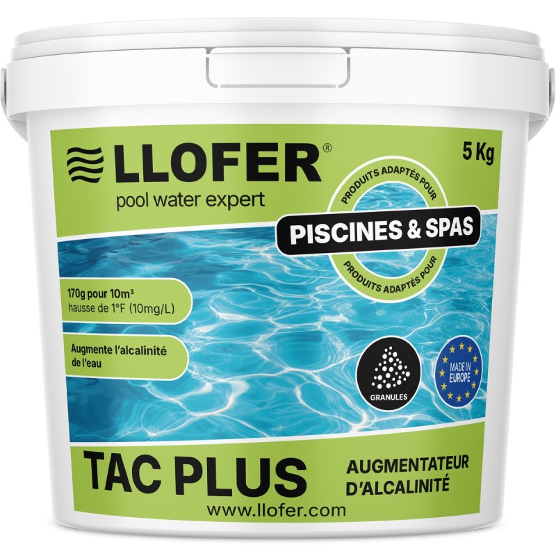 Augmentateur d’alcalinité (TAC+) en poudre – 5 kg
