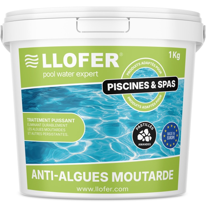 Anti-algues moutardes en pastilles amandes – Traitement puissant – 5 kg