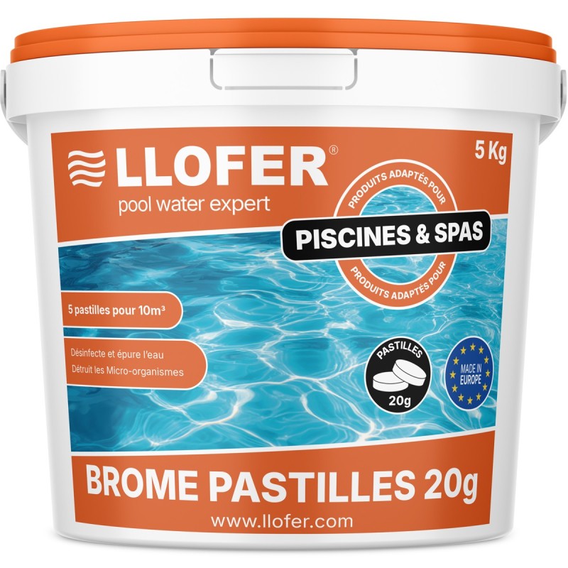 Brome en pastilles 20 g – 5 kg