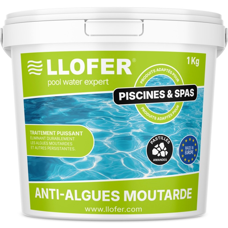 Anti-algues moutardes en pastilles amandes – Traitement puissant – 5 kg