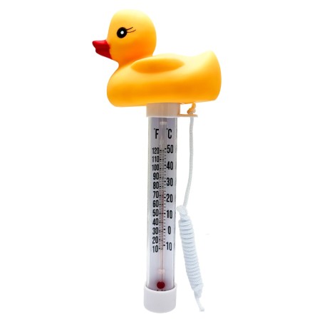 Thermomètre piscine flottant canard avec corde – °C °F | LLOFER