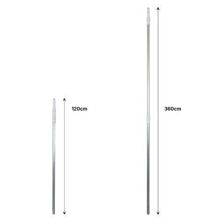 Manche télescopique piscine 120–360 cm universel – LLOFER