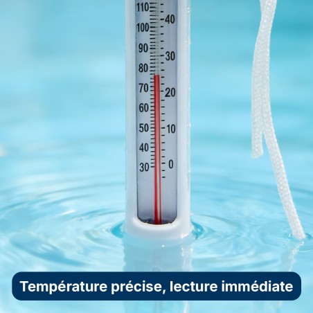Thermomètre piscine flottant précis °C °F – LLOFER