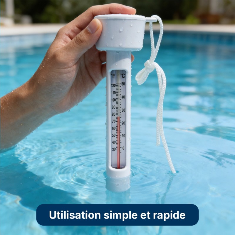 Thermomètre piscine flottant précis °C °F – LLOFER