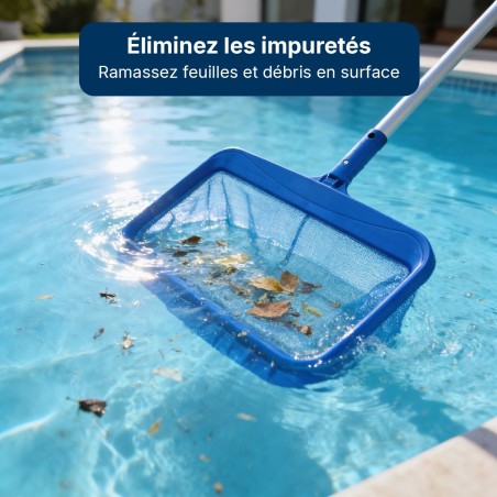 Épuisette de fond piscine sans manche – tête LLOFER