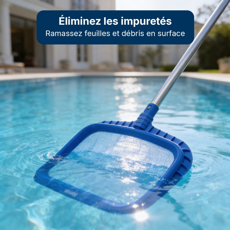 Épuisette piscine surface sans manche – tête LLOFER