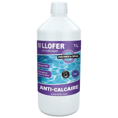 Anti-calcaire piscine 1L – Élimine dépôts et traces