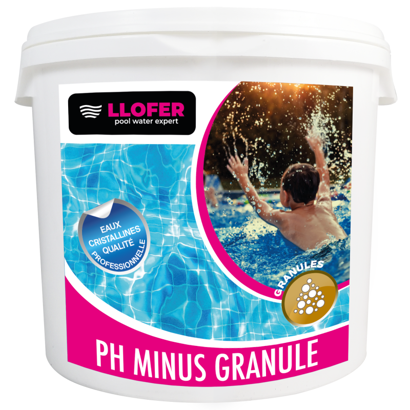 pH Moins piscine en poudre 5 kg – Traitement régulateur