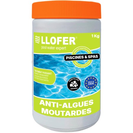 Anti-algues moutardes en pastilles amandes – Traitement puissant – 1 kg