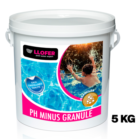 pH Moins piscine en poudre 5 kg – Traitement régulateur