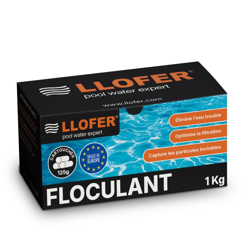 Floculant en cartouches 125 g – 1 kg