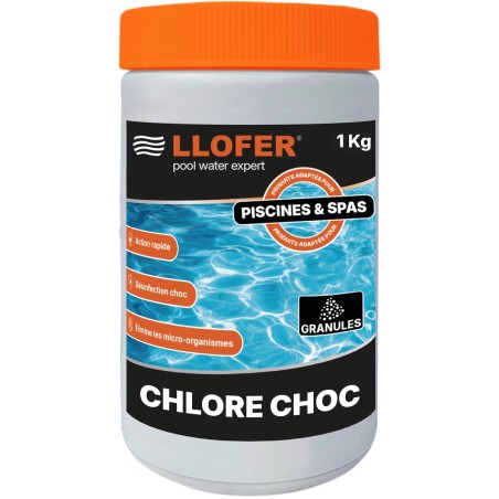 Chlore choc en granules – 1 kg