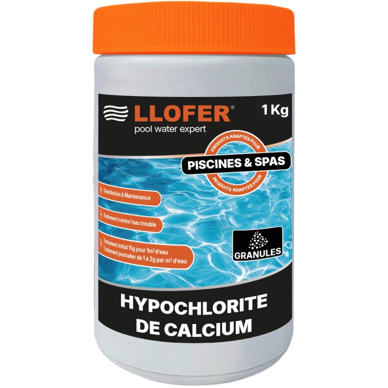 Hypochlorite de Calcium en granulés – 1 kg