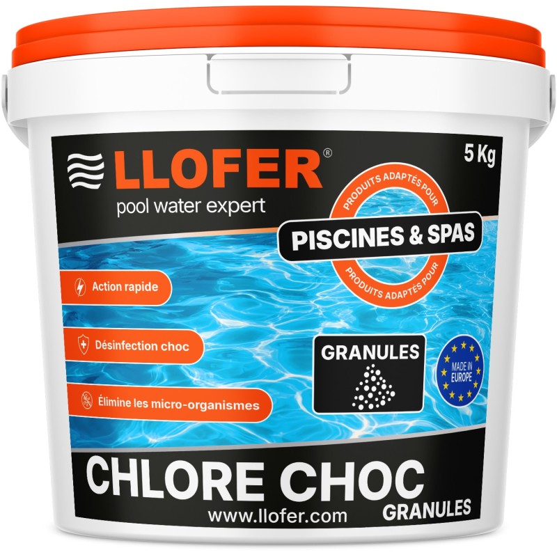 Chlore Choc en Granules – 5 kg