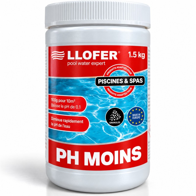 LLOFER - Correcteur pH Moins en Granules – 1,5 kg