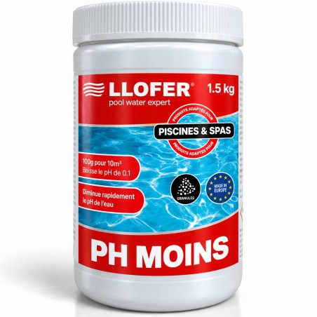LLOFER - Correcteur pH Moins en Granules – 1,5 kg