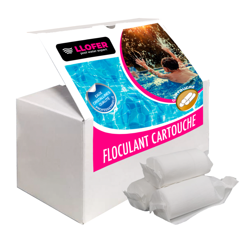 Floculant piscine en cartouches 1 kg – Eau cristalline