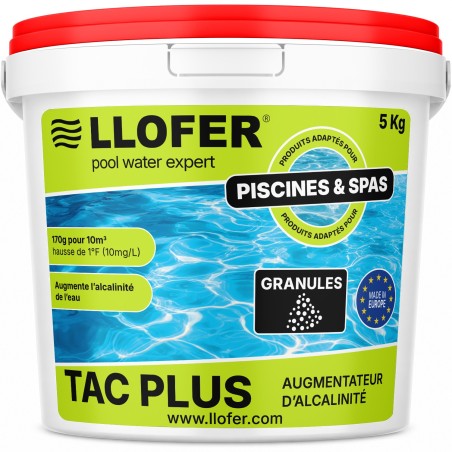 Augmentateur d’alcalinité (TAC+) en poudre – 5 kg