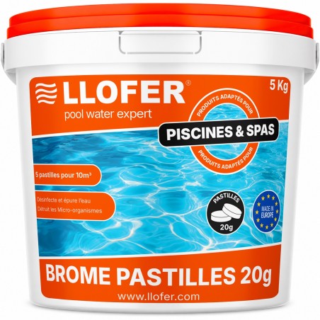 Brome en pastilles 20 g – 5 kg