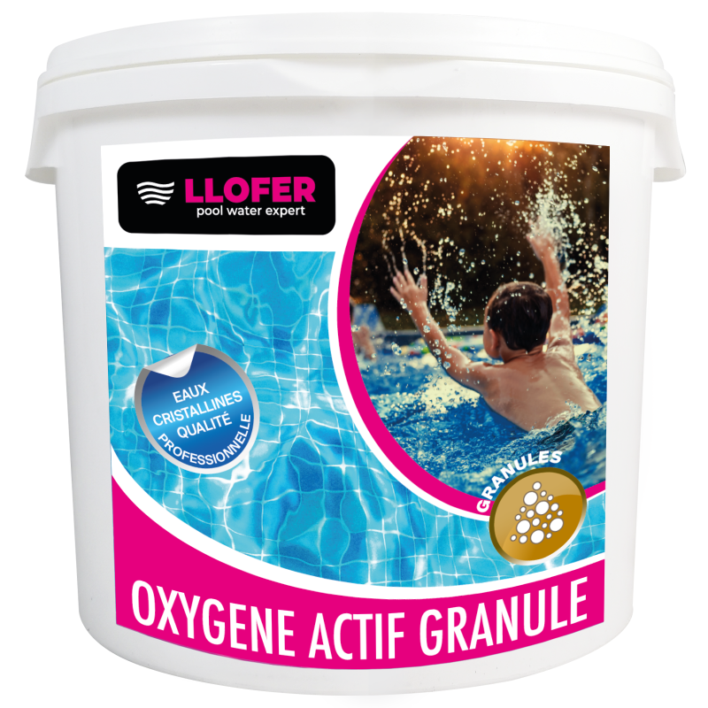 Oxygène actif piscine – Poudre désinfectante 5 kg