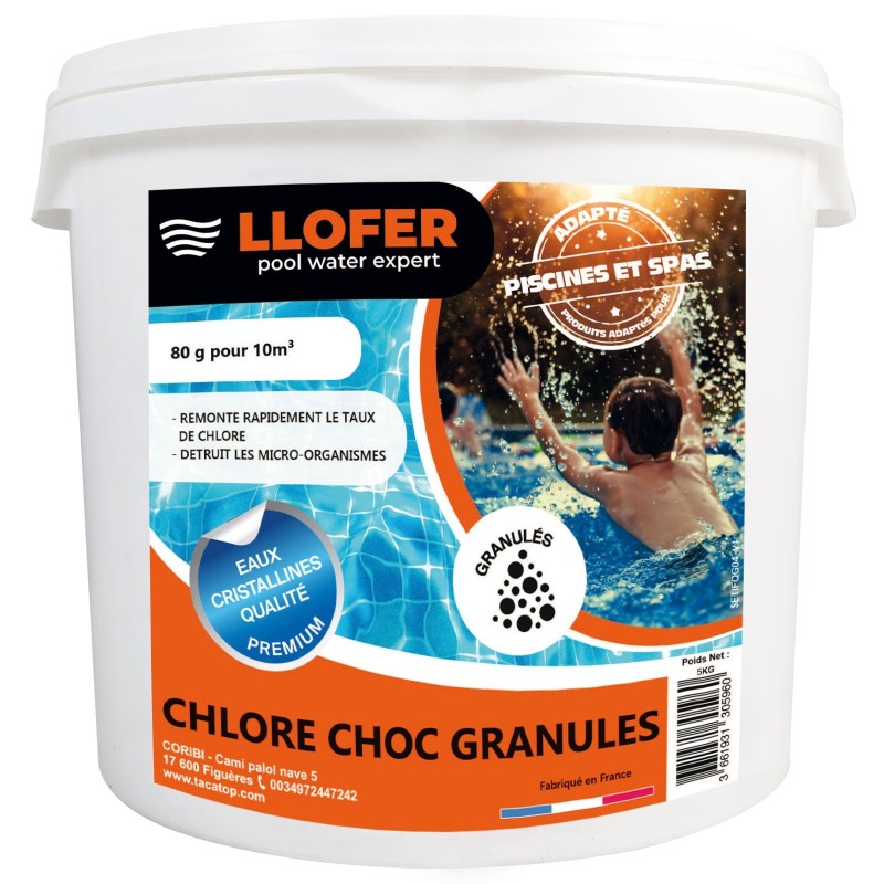 Chlore Choc en Poudre – 5 kg
