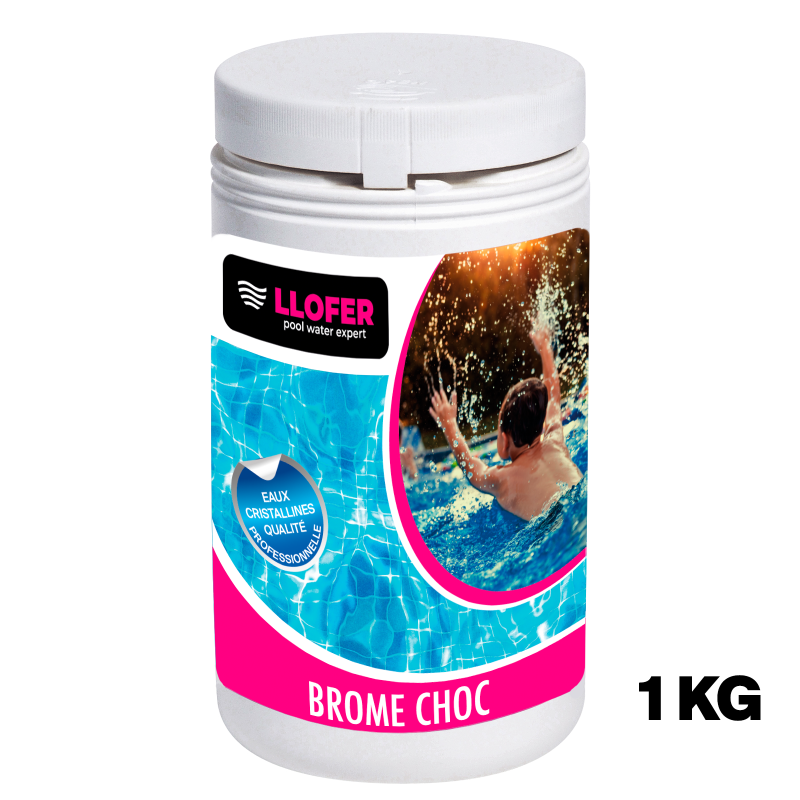 Brome choc en poudre – 1 kg | Désinfection rapide sans chlore