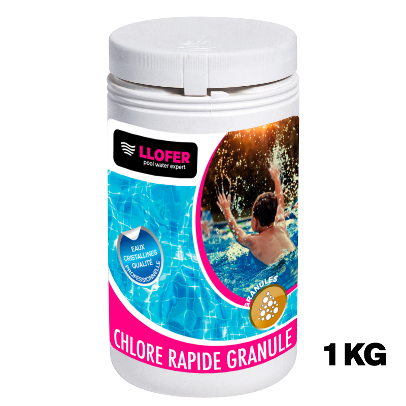 Chlore choc – Poudre – 1 kg | LLOFER