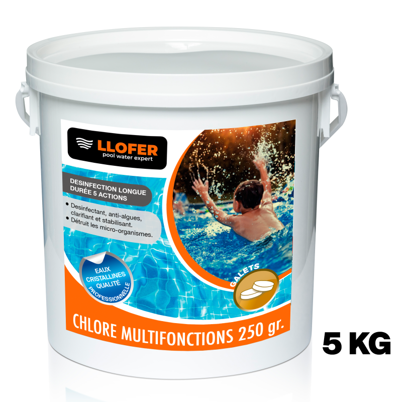 Pack traitement piscine pH Plus – LLOFER® | Chlore + Floculant + Tests